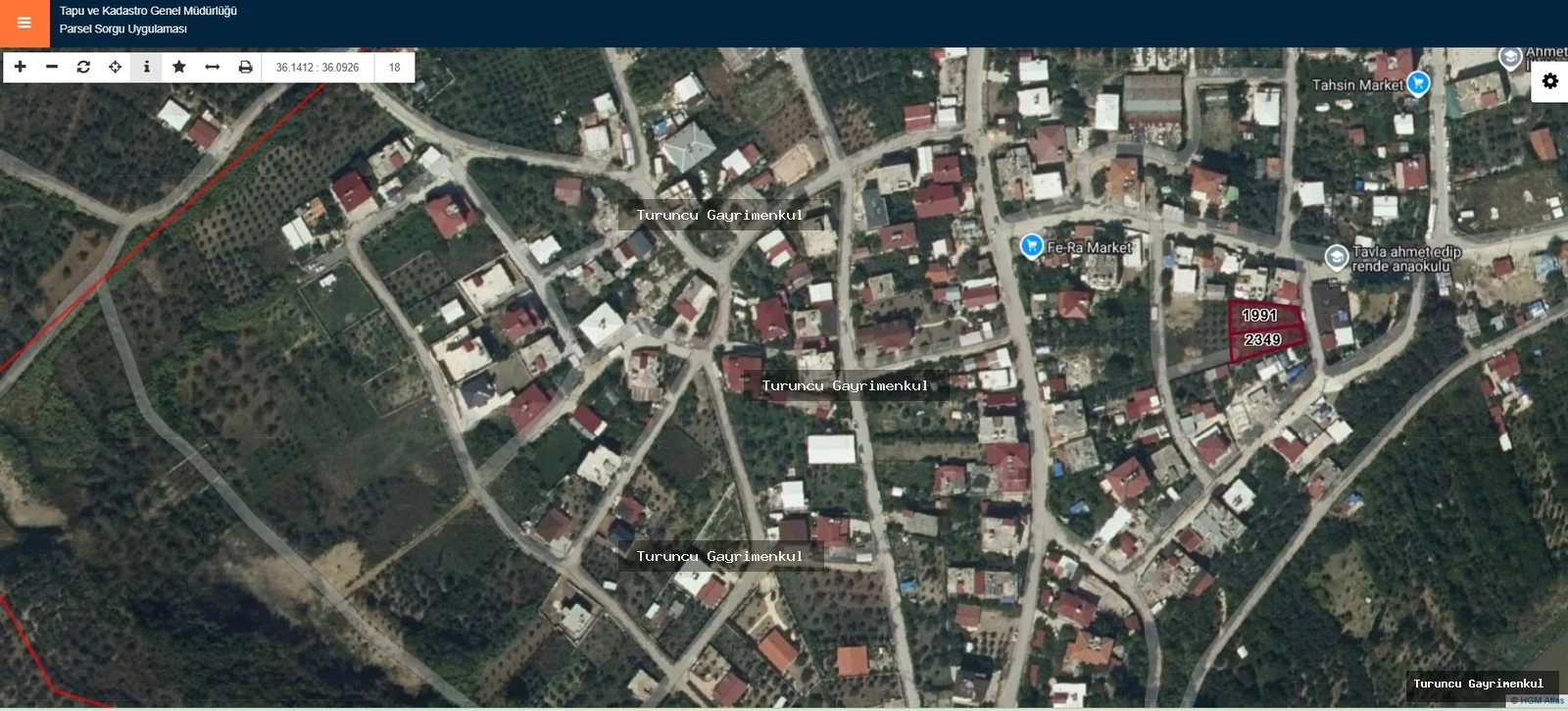 TAVLA MAHALLESİNDE OKUL YANINDA SATILIK 755 M2 LÜKS PARSEL fotoğraf 3