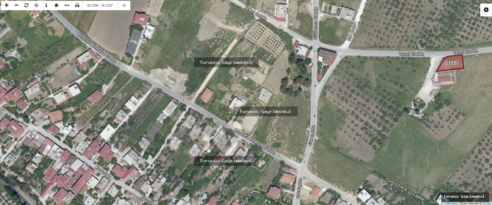ODABAŞI MAHALLESİNDE KİRALIK 666 M2 PARSEL fotoğraf 4