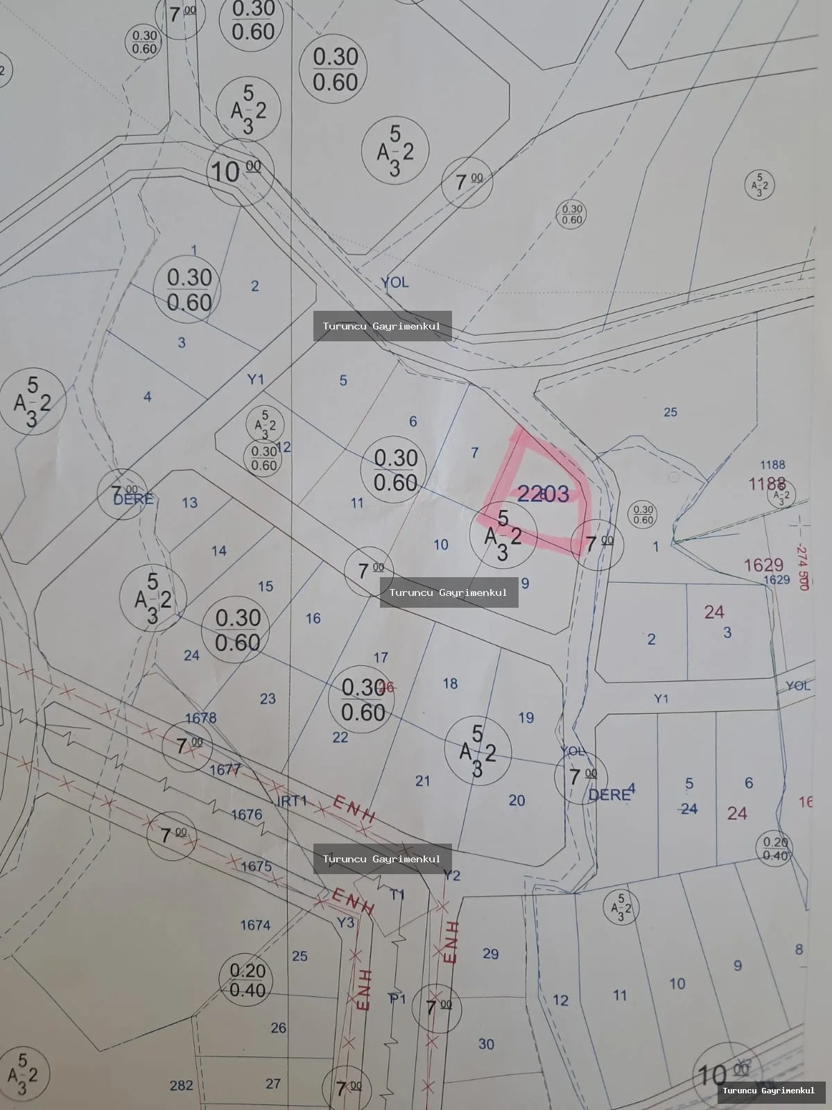 YENİÇAĞ DA YOLA SIFIR SATLIK 400 M2 İMARLI İFRAZLI KÖŞE PARSEL fotoğraf 19