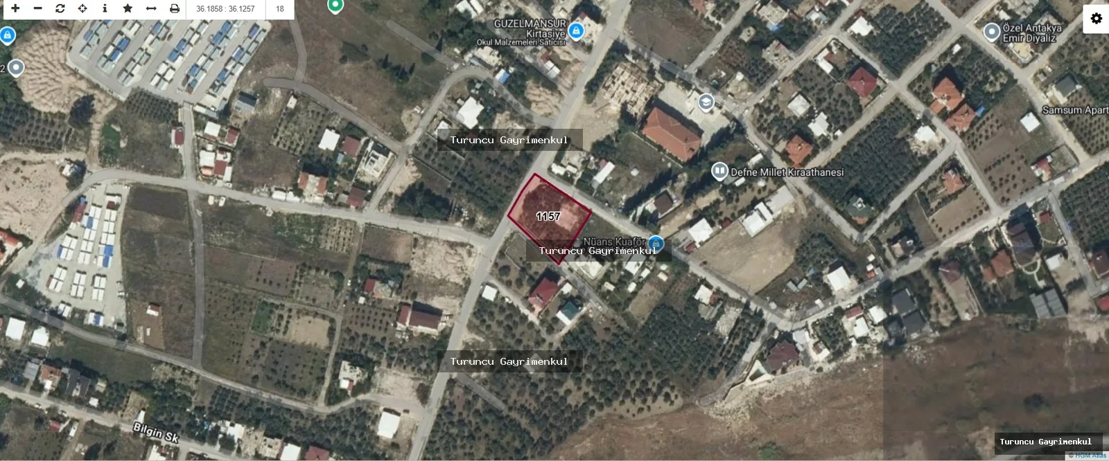 SUBAŞI MAHALLESİNDE SATILIK ARSA 1509 M2 fotoğraf 2