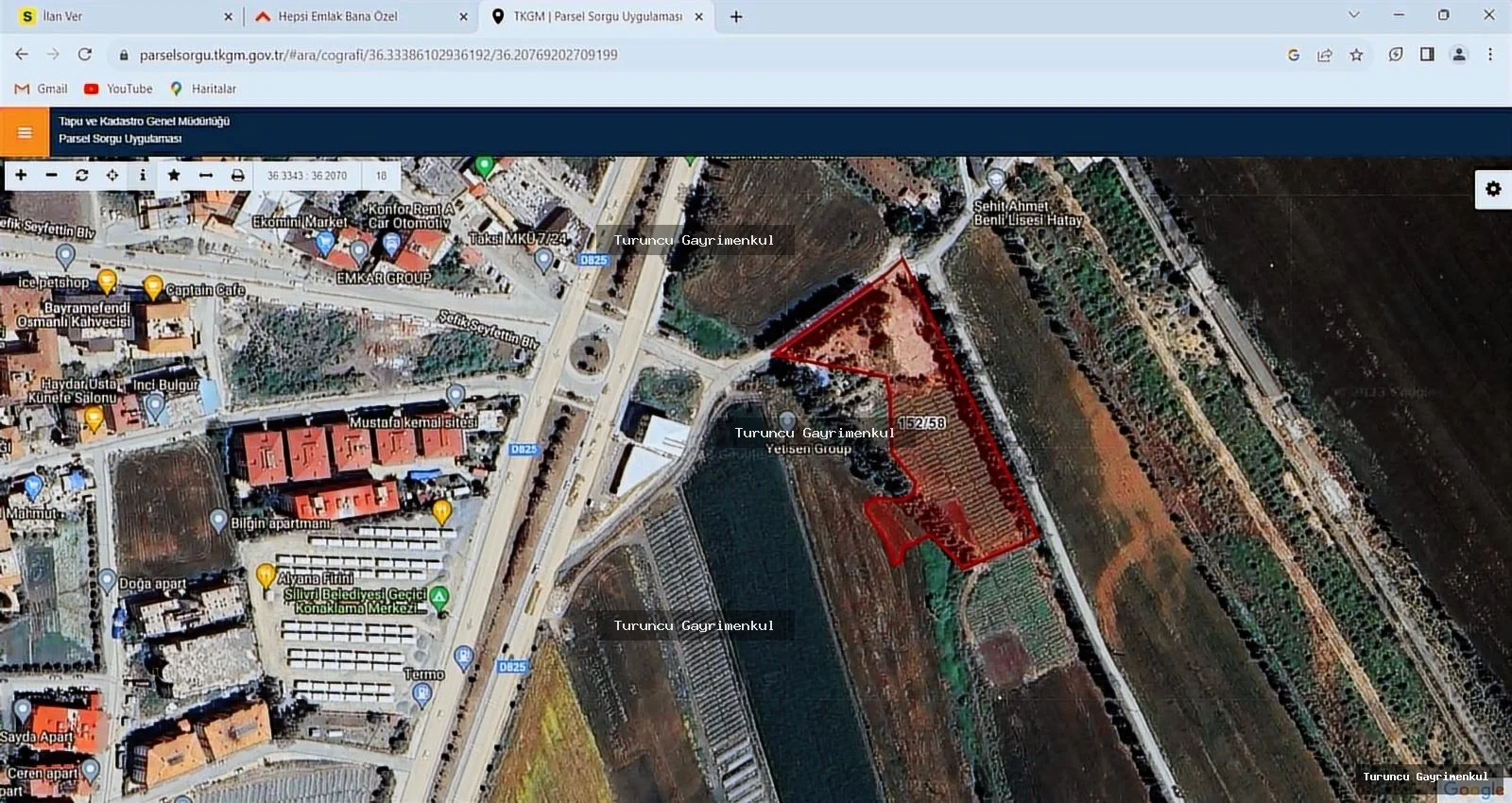 MİRA MARKET KARŞISI MKÜ KAMPÜS KAVŞAĞINDA KİRALIK 7 DÖNÜM fotoğraf 5