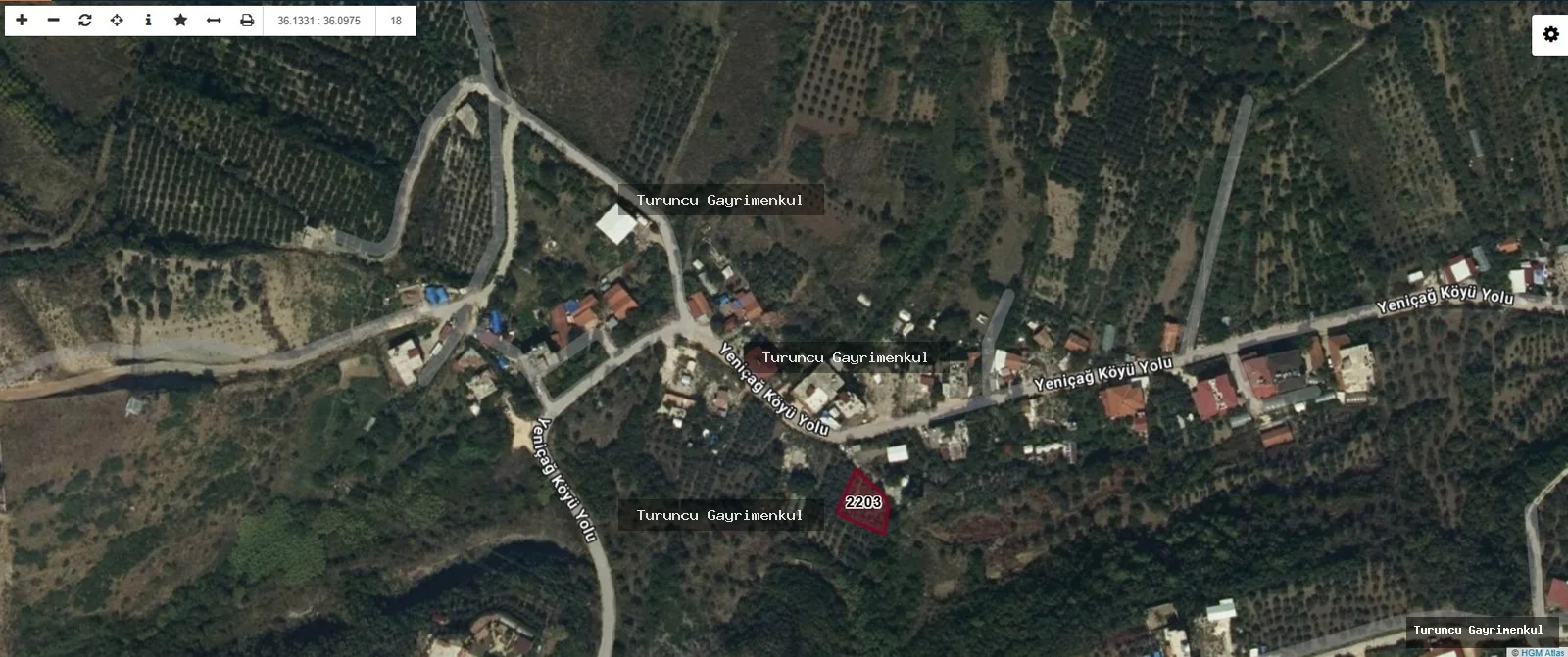 YENİÇAĞ DA YOLA SIFIR SATLIK 400 M2 İMARLI İFRAZLI KÖŞE PARSEL fotoğraf 11